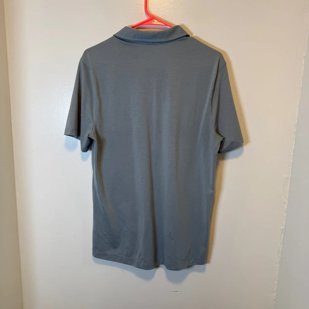 Lululemon gray‎ polo shirt men's size large